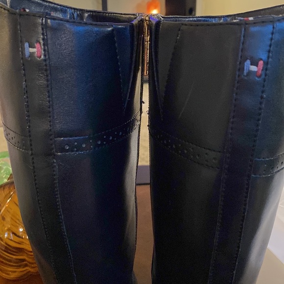 Tommy Hilfiger Tall Black Boots - Picture 6 of 13